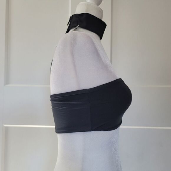 Onia laura bikini top in jet black - Picture 5 of 8